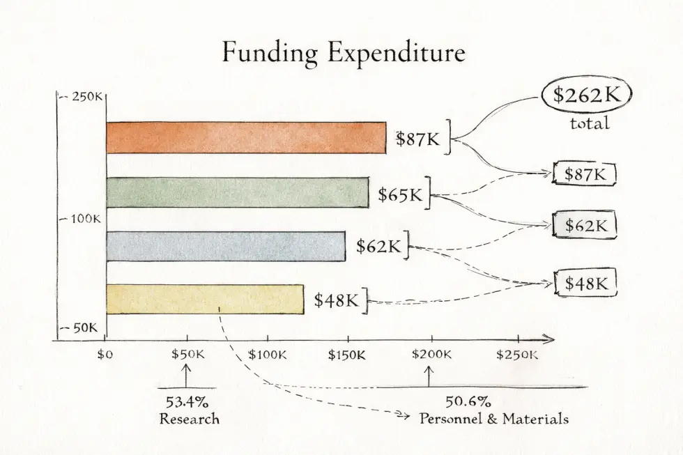 Example analytics chart